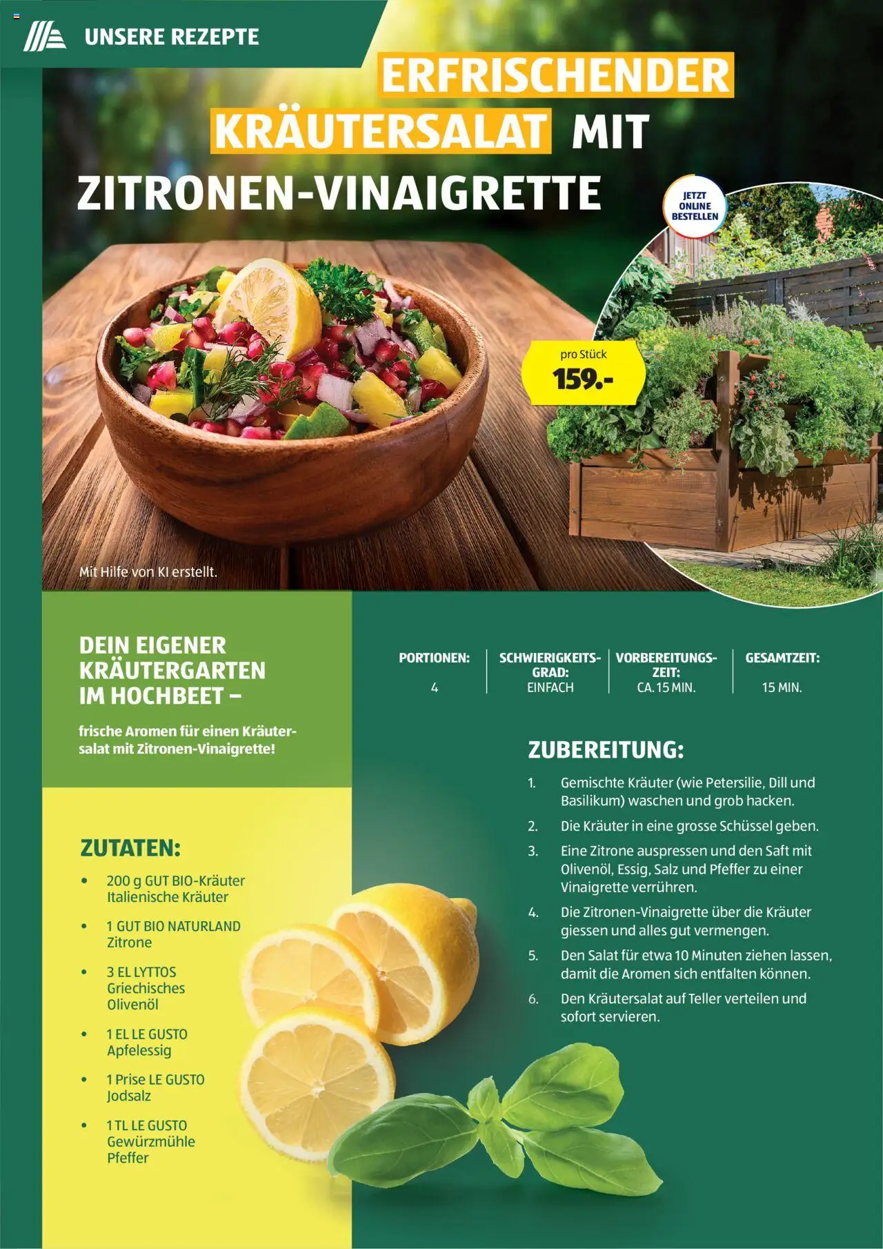 Aldi Aktuelle Garten Sortiment ab 12.05.2025 | Seite: 11 | Produkte: Saft, Dill, Pfeffer, Salz