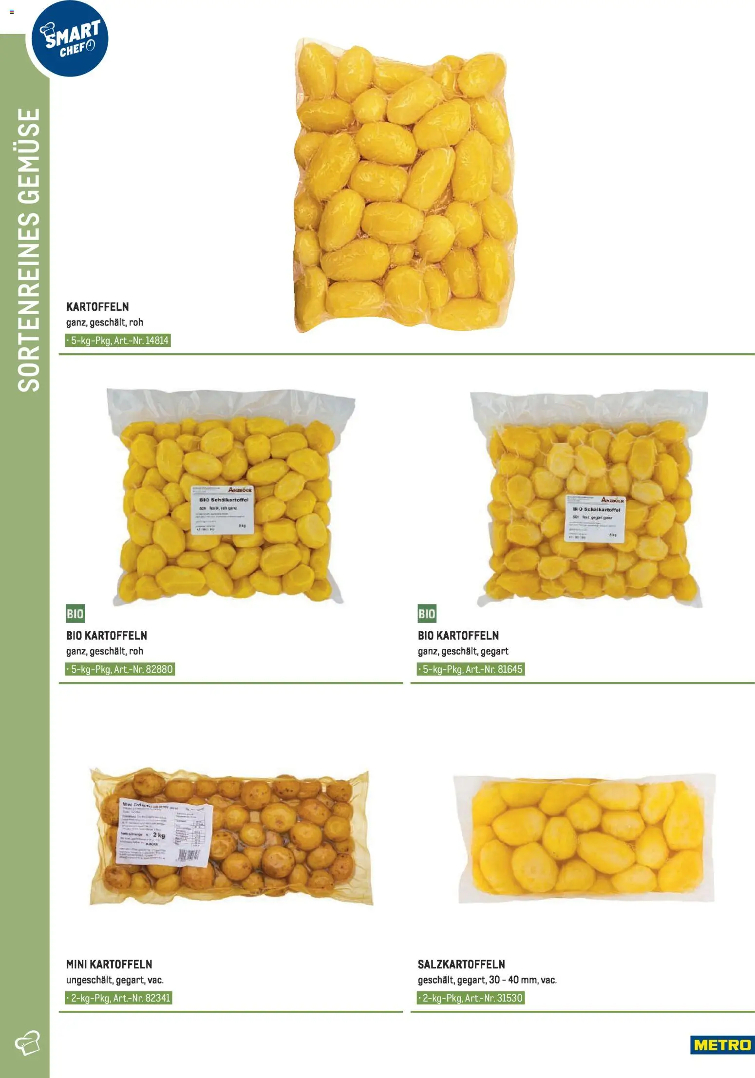 Metro angebote - Smart Chef Obst & Gemüse gültig ab 26.03.2026 | Seite: 44 | Produkte: Kartoffeln, Gemüse