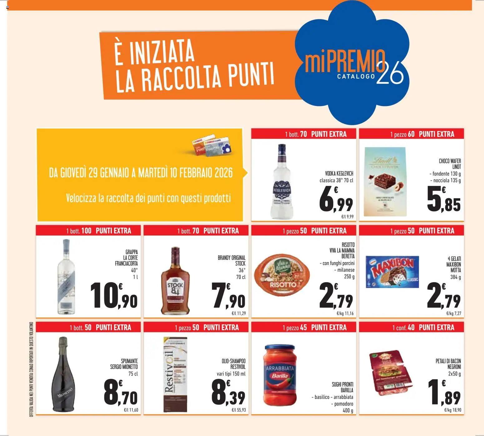 Volantino Conad del 29.01.2026 | Pagina: 30 | Prodotti: Shampoo, Pasta, Basilico, Brandy