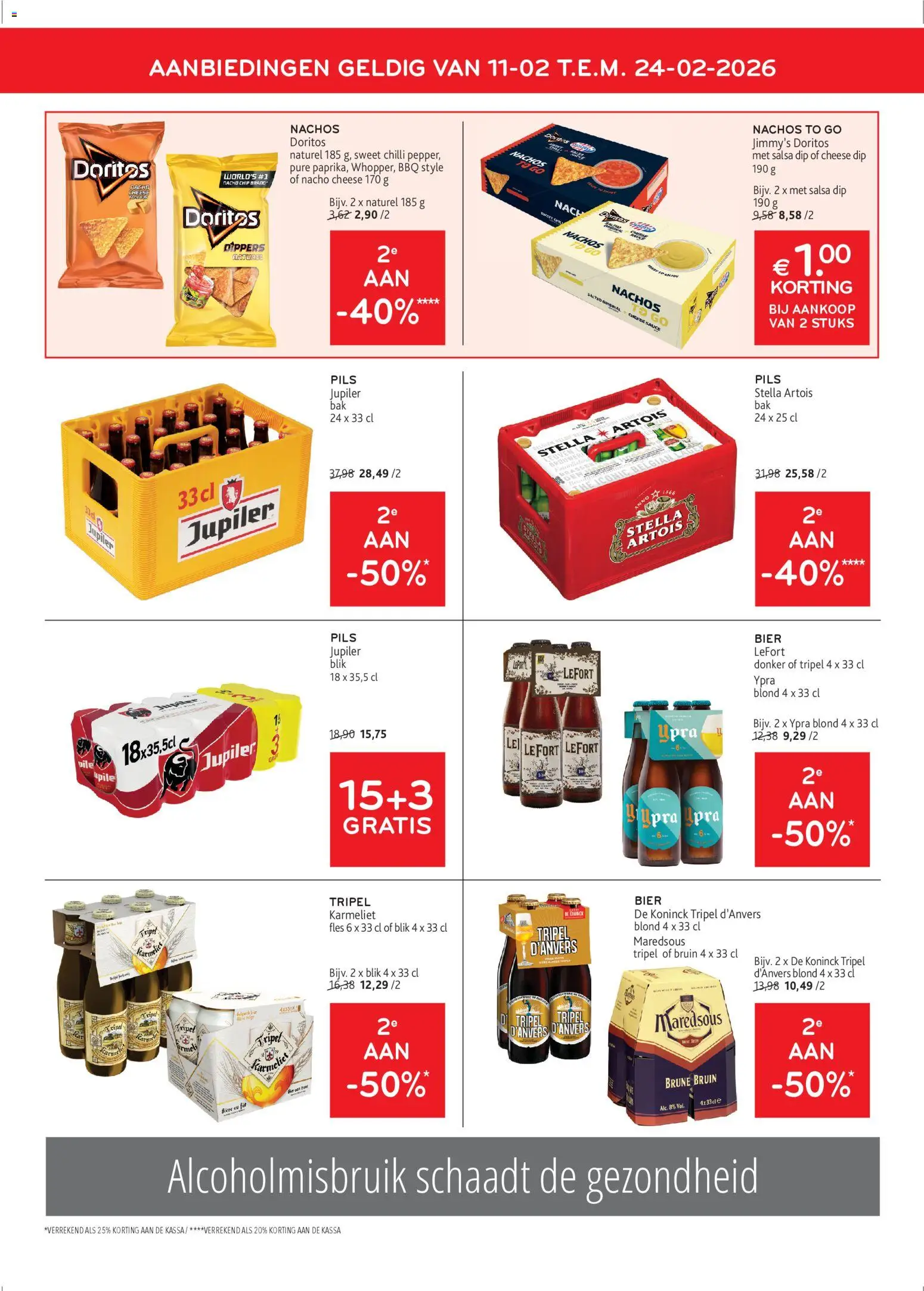 {H1} | Pagina: 10 | Producten: Fles, Bier, Dip, Doritos