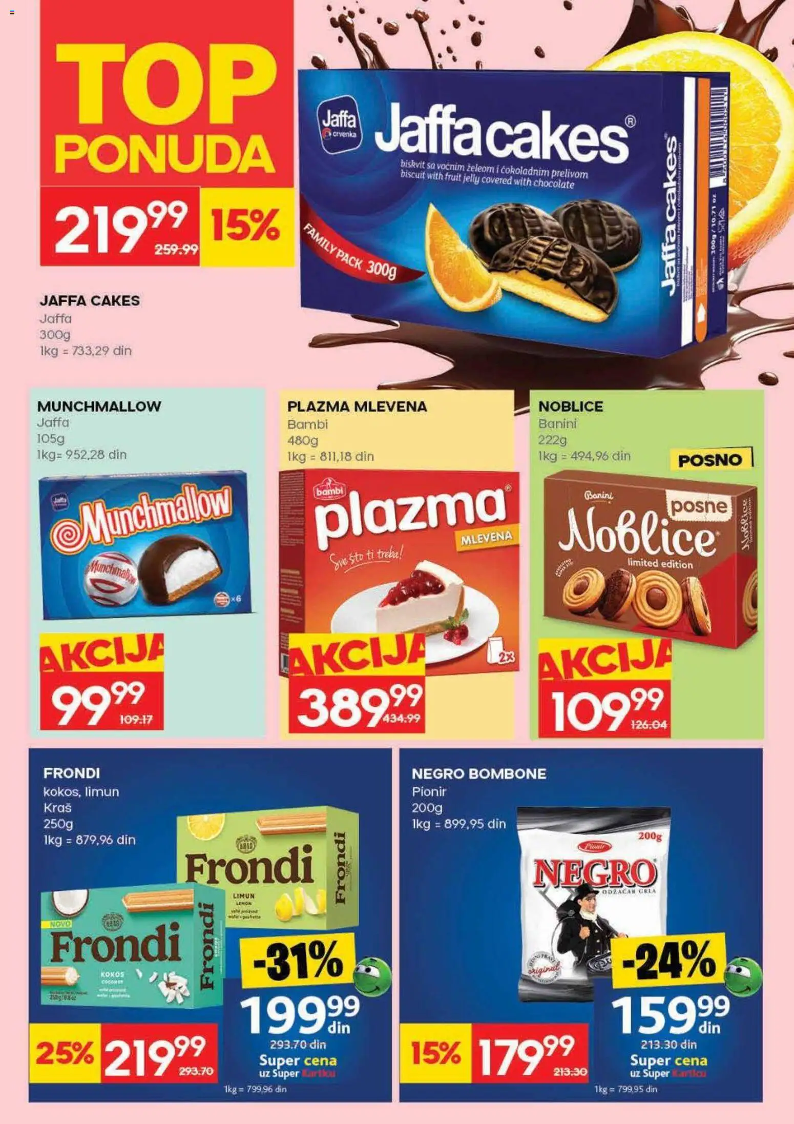 Idea katalog - važi od 16.04.2026 | Strana: 20 | Proizvode: Bombone, Munchmallow, Plazma, Limun