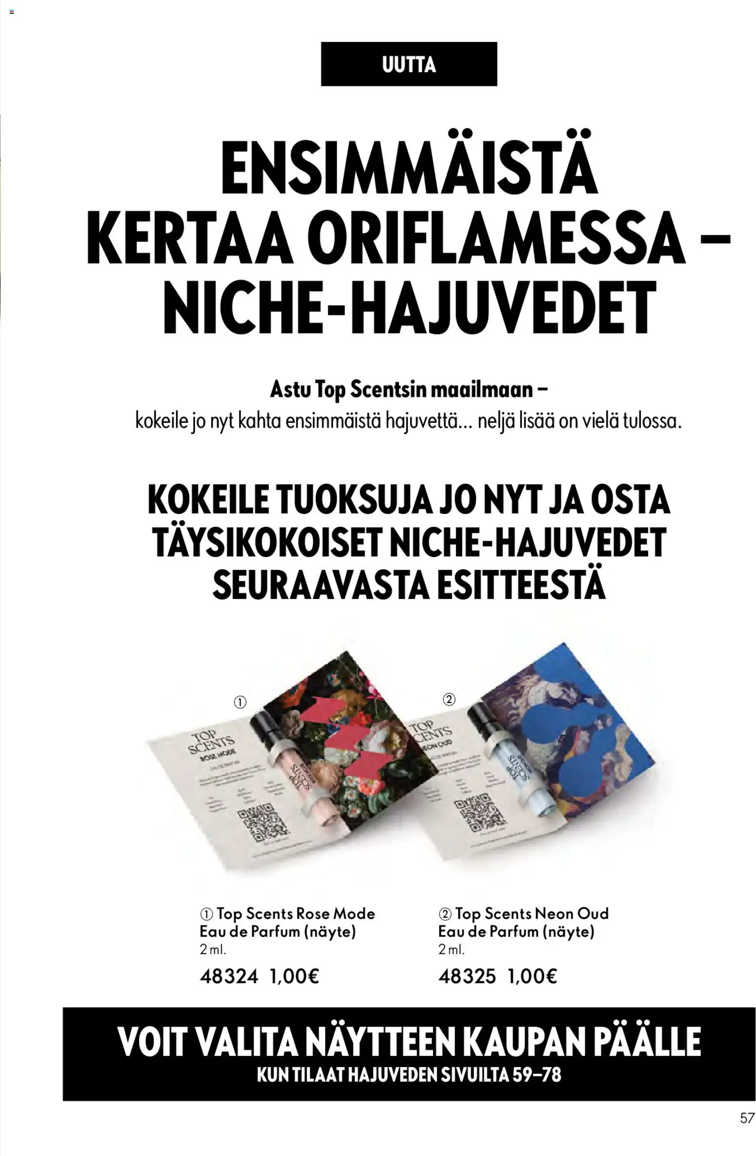 Oriflame - Esite 05 – voimassa 01.04.2026 alkaen | Sivu: 57