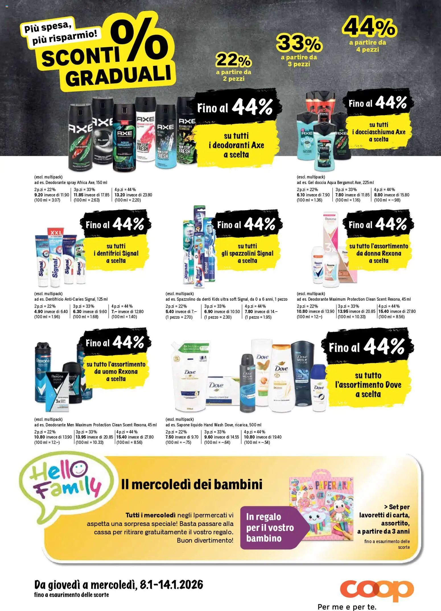 Coop - Una settimana di azioni – gültig ab 08.01.2026 | Seite: 24 | Produkte: Deodorant, Shower Gel