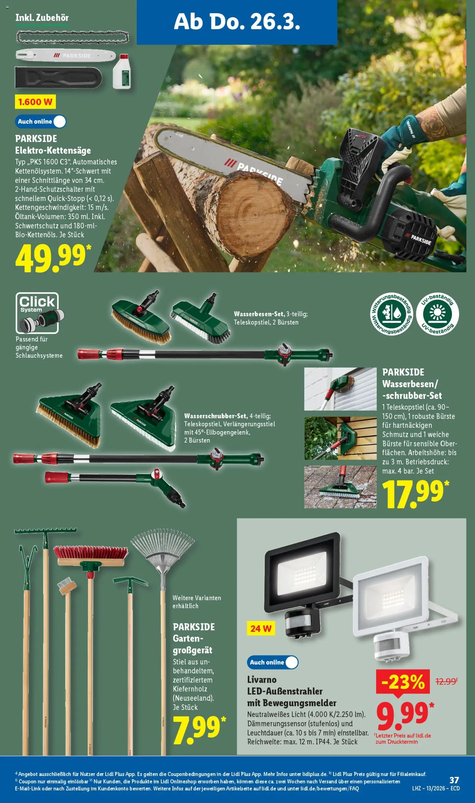 Lidl Německo leták od 23.03.2026 | Strana: 25 | Produkty: Parkside