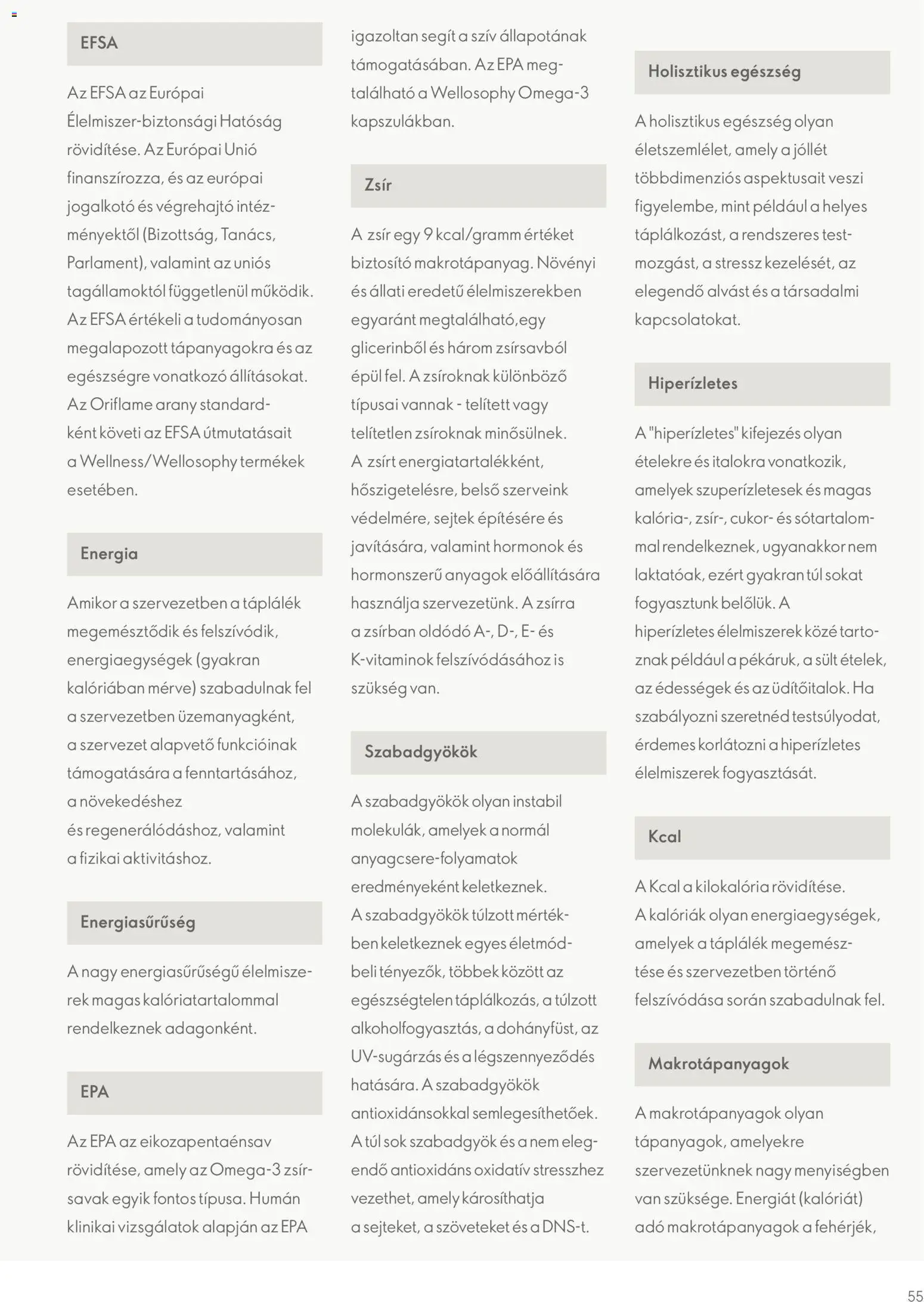 Oriflame akciós ujság - amely érvényes a következő dátumtól: 02.01.2026 | Oldal: 55 | Termékek: Édességek, Cukor