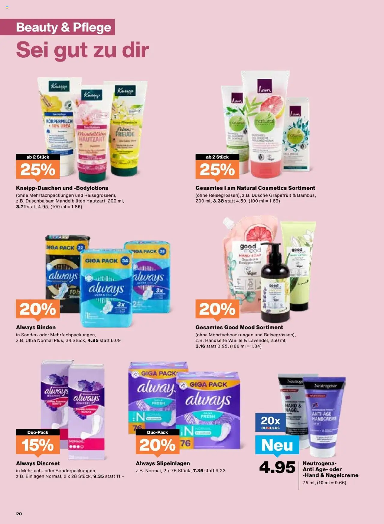 Migros Aktionen – gültig ab 21.10.2025 | Seite: 20 | Produkte: Dusche, Körpermilch, Handcreme, Grapefruit