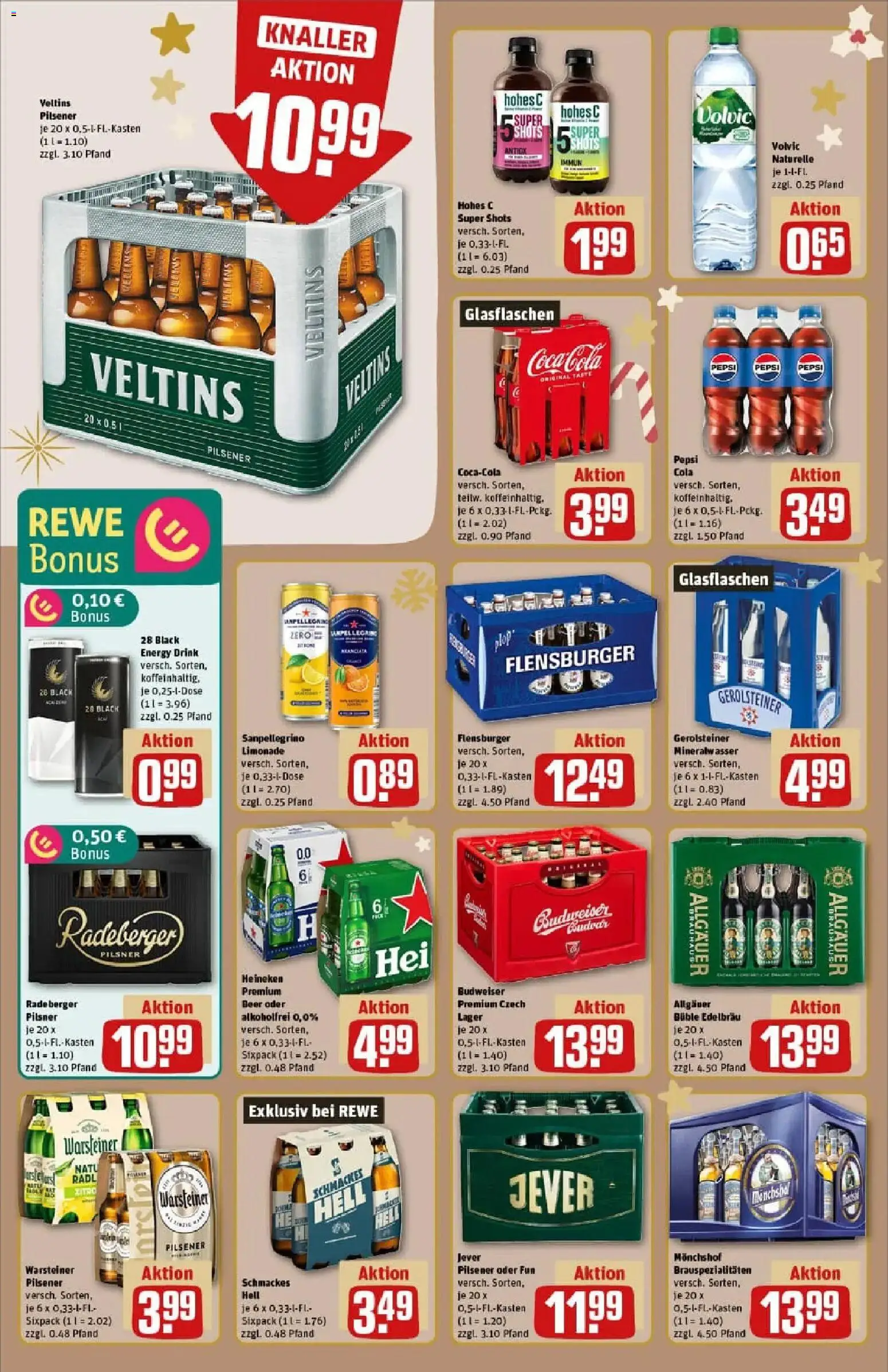 Rewe prospekt Speicher	 – gültig ab 07.12.2025 | Seite: 14 | Produkte: Heineken, Pepsi, Radeberger pilsner, Veltins