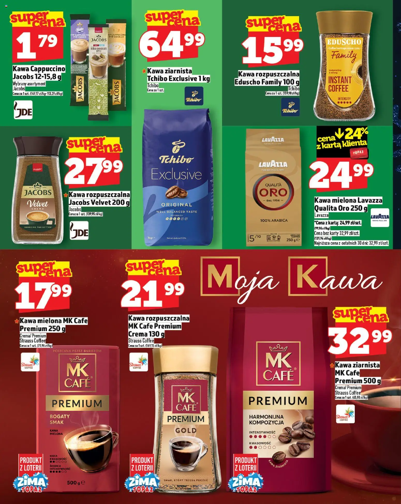Topaz Gazetka MAZ od 27.11.2025 | Strona: 20 | Produkty: Karta, Lavazza, Tchibo exclusive, Tchibo