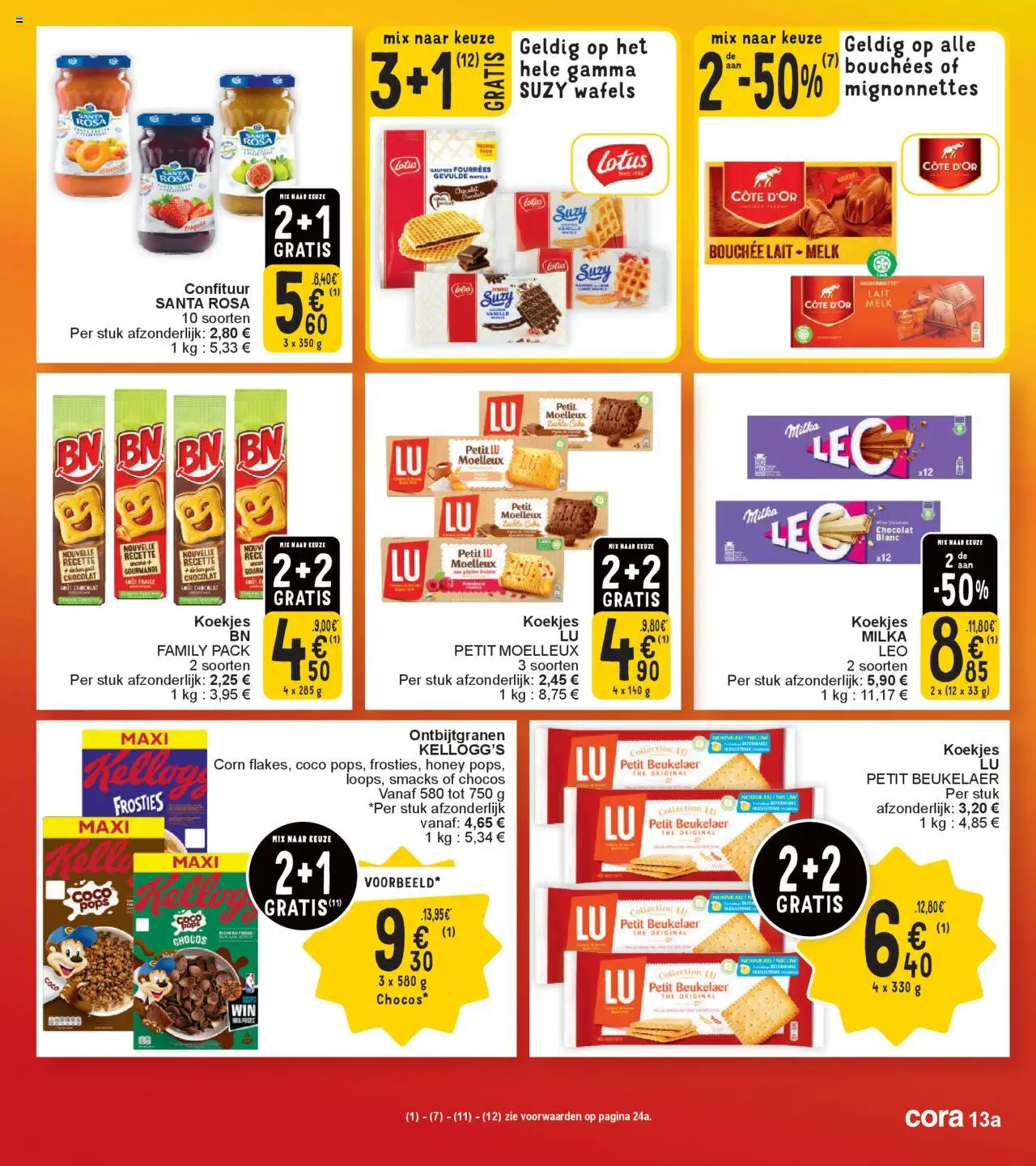  | Pagina: 13 | Producten: Koekjes, Wafels, Melk