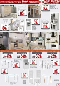 Vista previa Atrapa Muebles folleto válido desde el 01.10.2025 | Página: 17 | Productos: Consola, Cocina, Mesa auxiliar, Armario