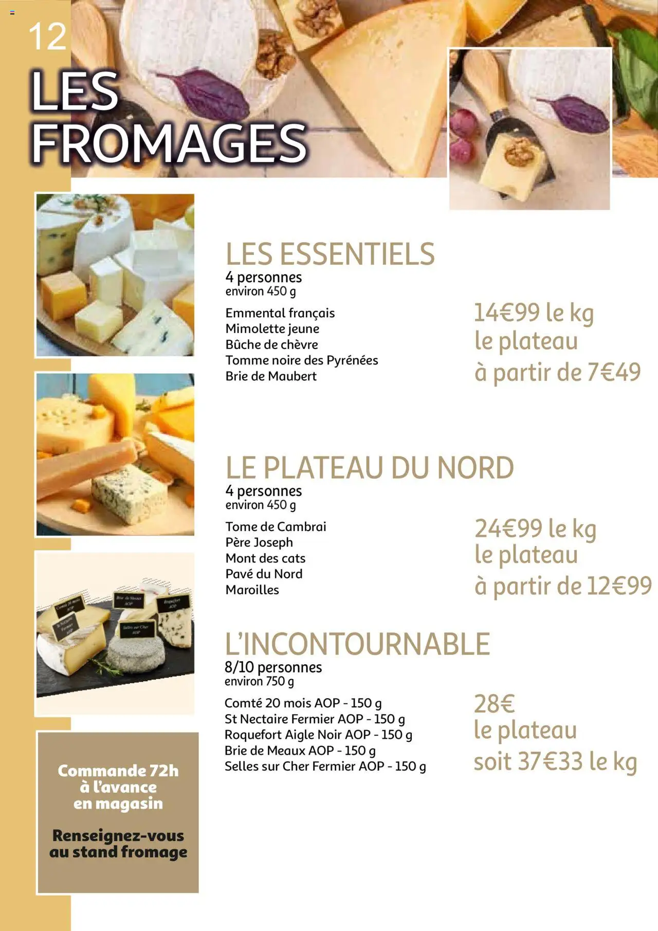  | Pagina: 12 | Producten: Brie