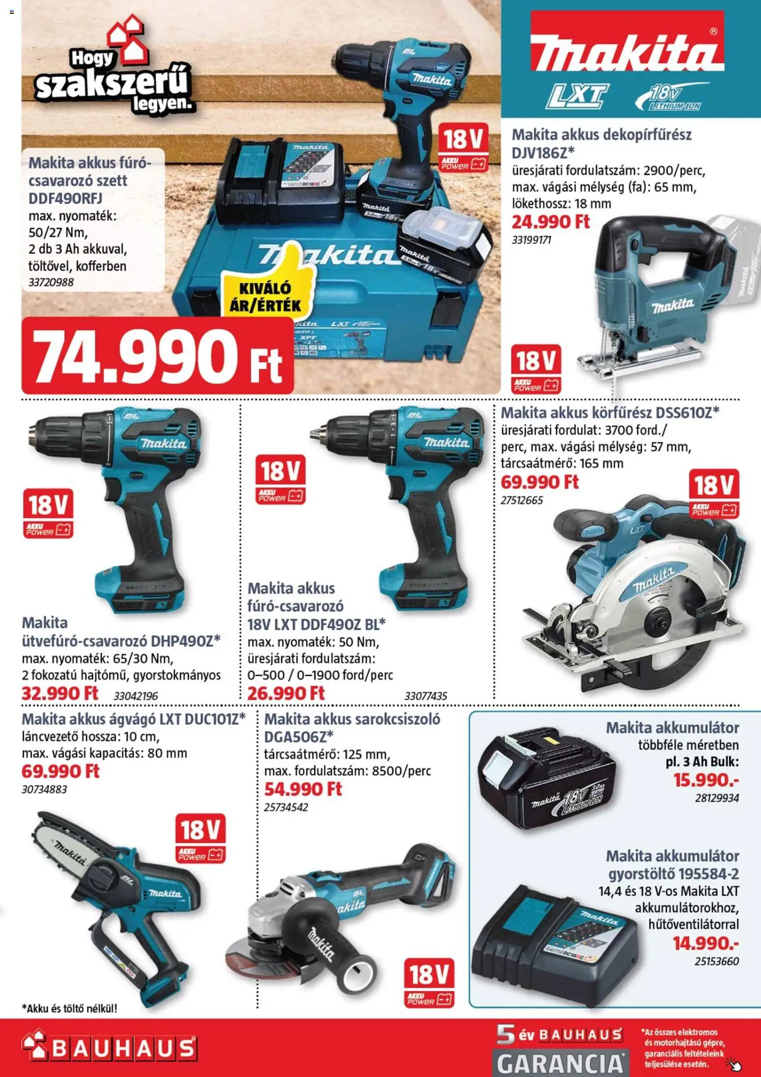 Bauhaus akciós ujság - amely érvényes a következő dátumtól: 04.12.2025 | Oldal: 31