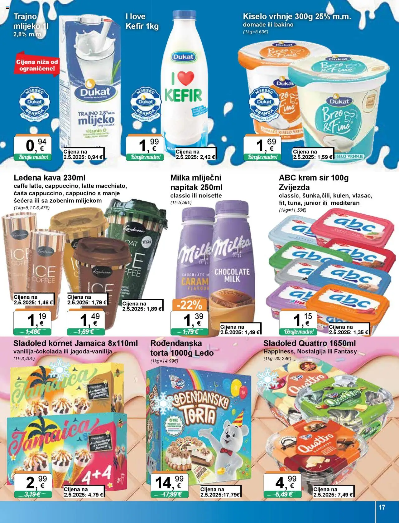 KTC katalog | vrijedi od 28.08.2025 | Stranica: 17 | Proizvodi: Kava, Ledo, Kornet, Torta