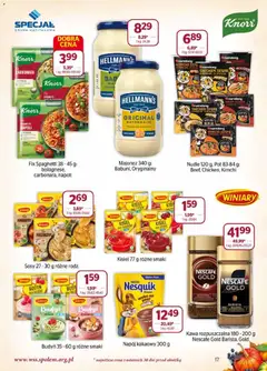 Pogląd oferty "Społem Gazetka" - ważna od 01.11.2025 | Strona: 17 | Produkty: Carbonara, Nescafe, Kawa rozpuszczalna, Kawa