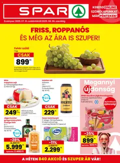 Spar Akciós újság - amely érvényes a következő dátumtól: 31.07.2025