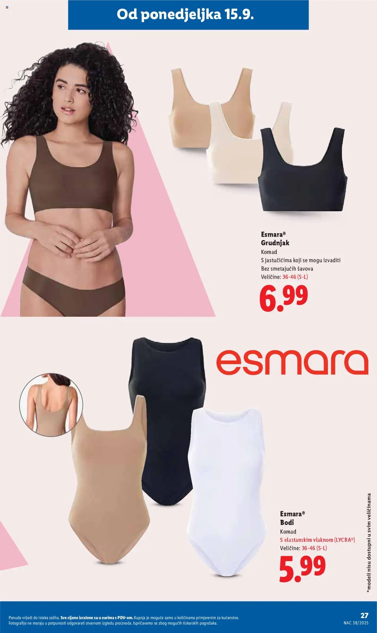 Lidl katalog | vrijedi od 15.09.2025 | Stranica: 27 | Proizvodi: Grudnjak