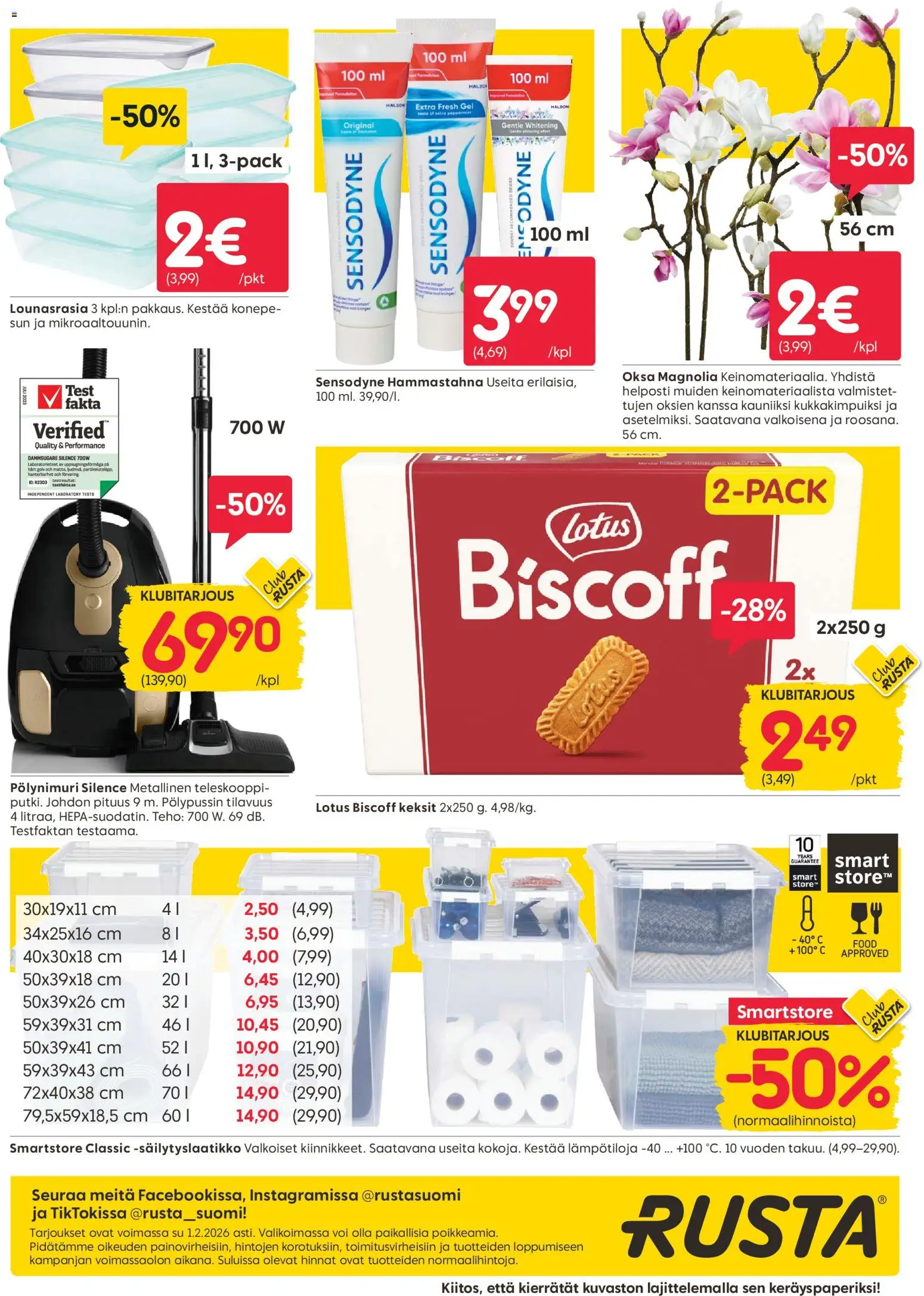 Rusta tarjoukset – voimassa 26.01.2026 alkaen | Sivu: 16