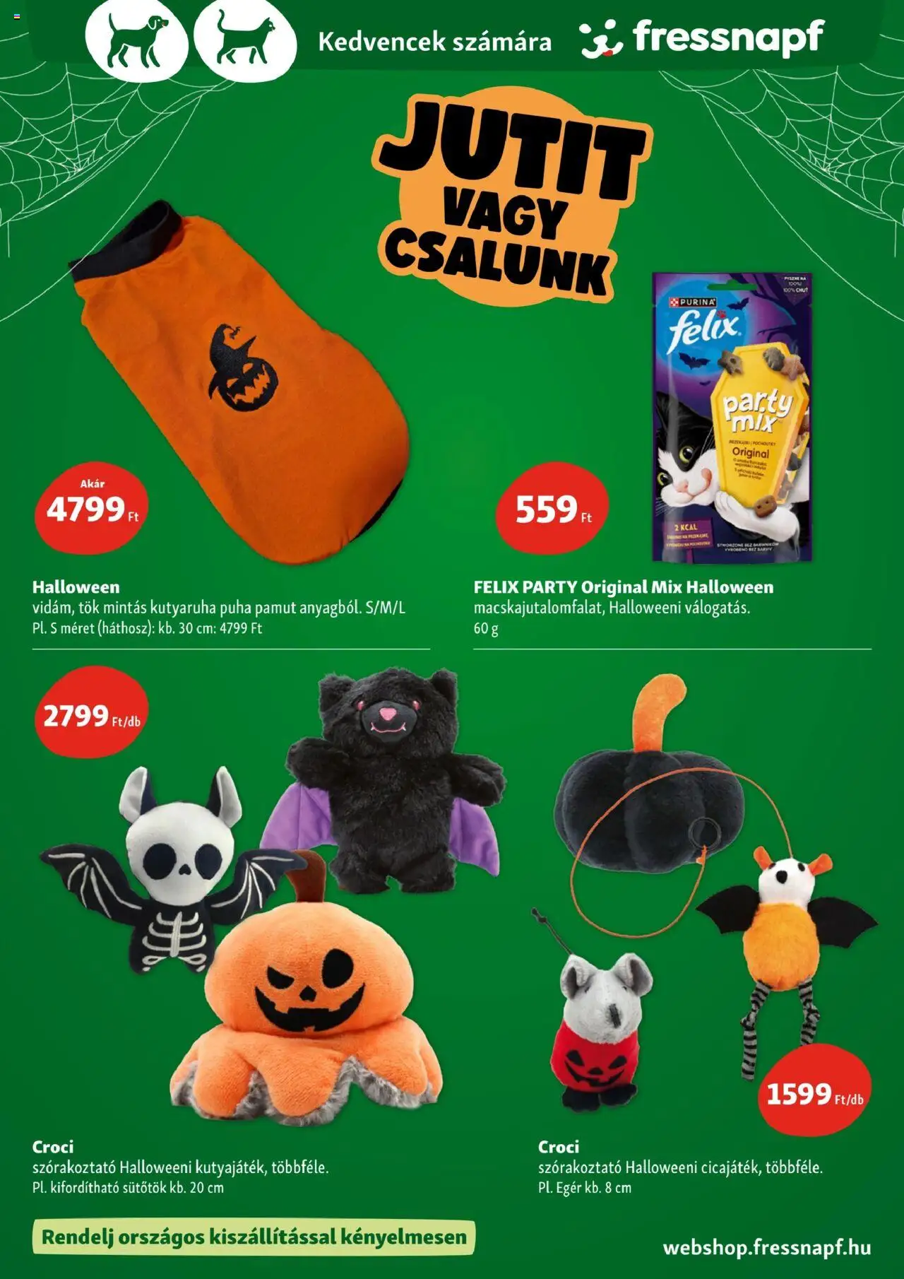 Fressnapf akciós ujság - amely érvényes a következő dátumtól: 09.10.2025 | Oldal: 8 | Termékek: Sütőtök, Egér, Tök, Méz