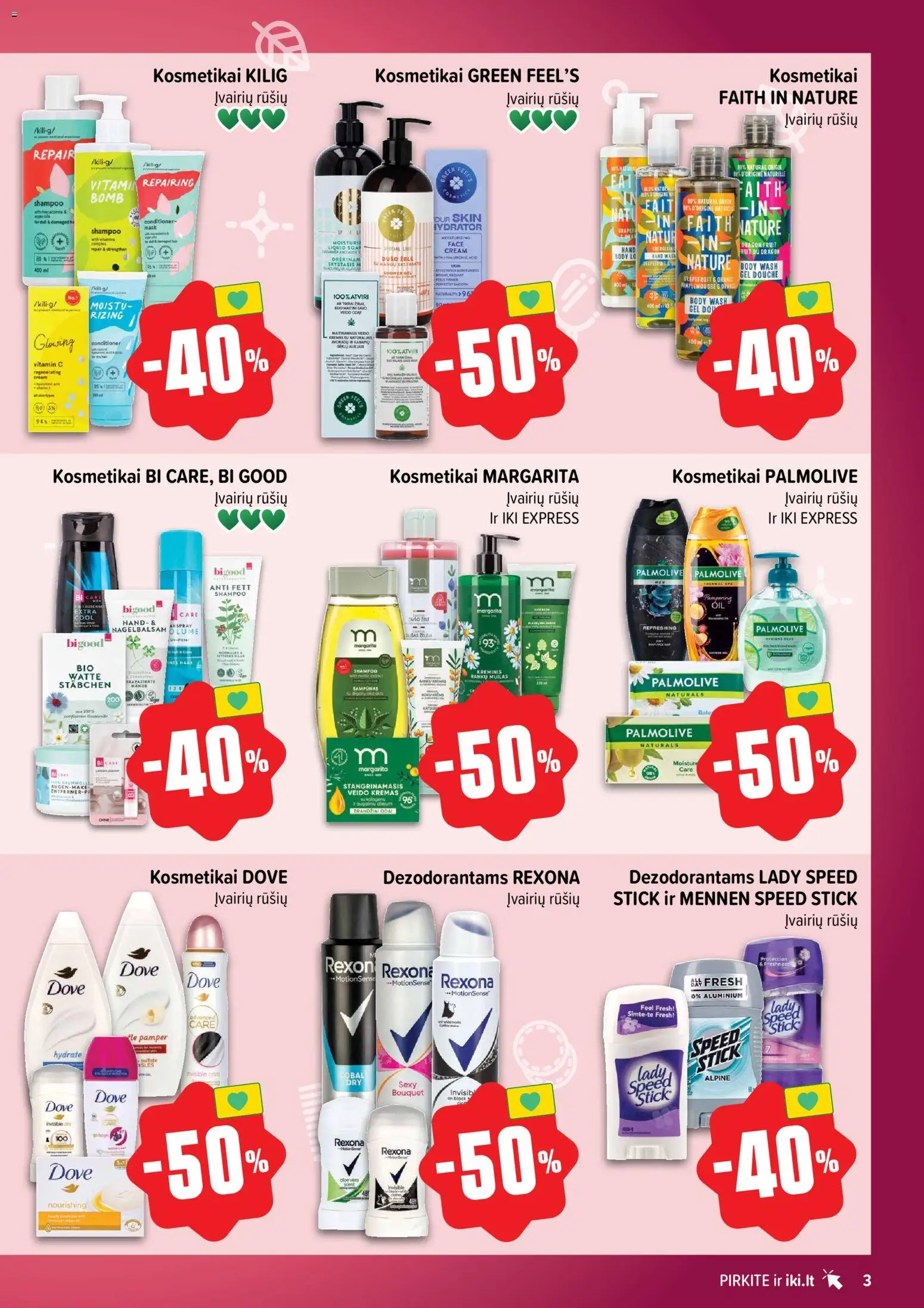 IKI akcijos nuo 06.04.2026 | Puslapis: 3 | Prekių: Kremas, Muilas