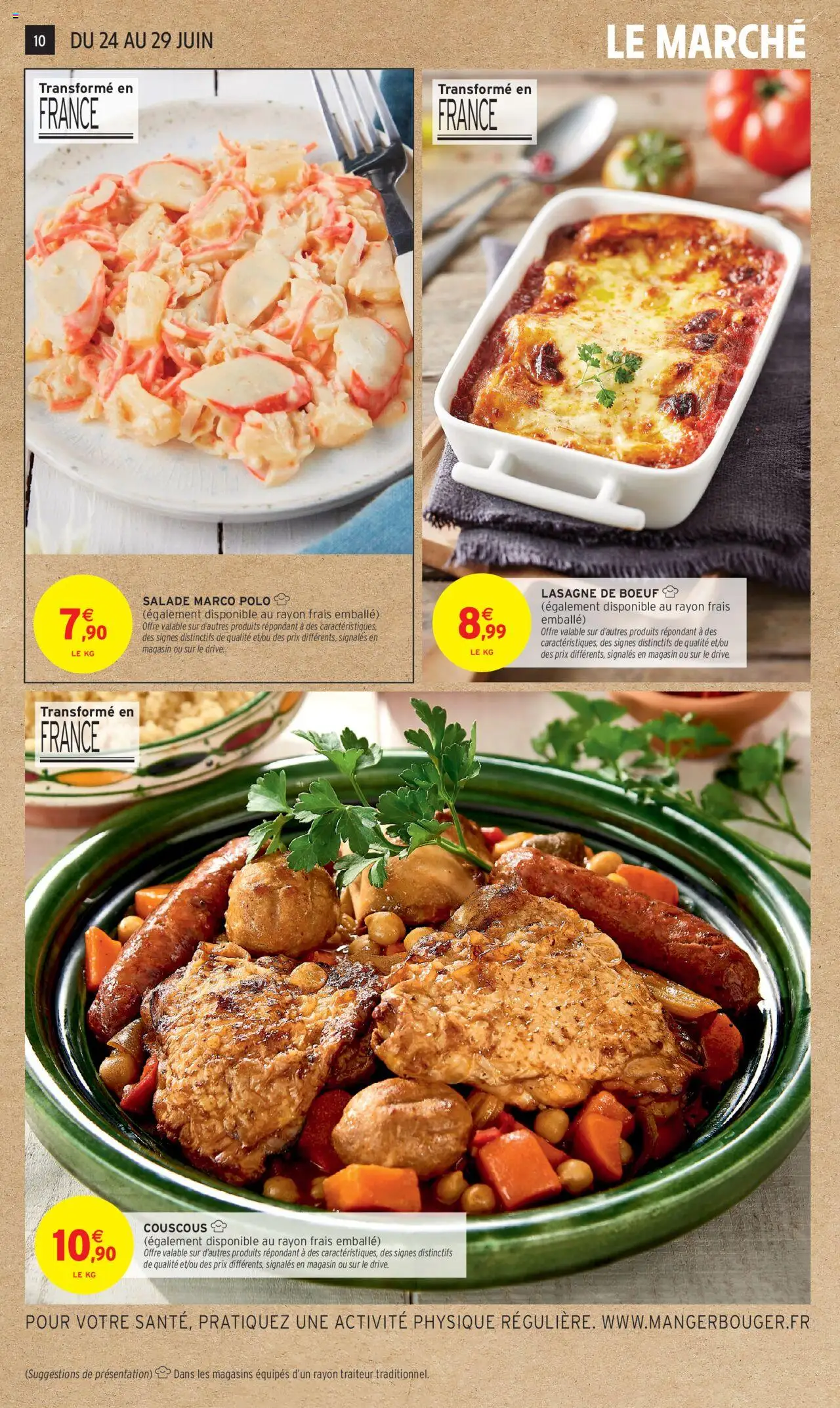  | Page: 10 | Produits: Salade, Polo, Salade Marco Polo, Couscous