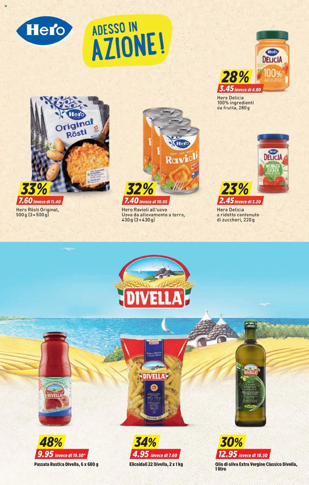 Denner Aktionen IT ab 26.08.2025 | Seite: 8 | Produkte: Eier, Pasta, Zucker