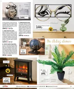 Náhled letáku Velký Košík katalog únor 2026 od 01.02.2026 | Strana: 13 | Produkty: Hodiny, Budík, Květináč, Dekorace