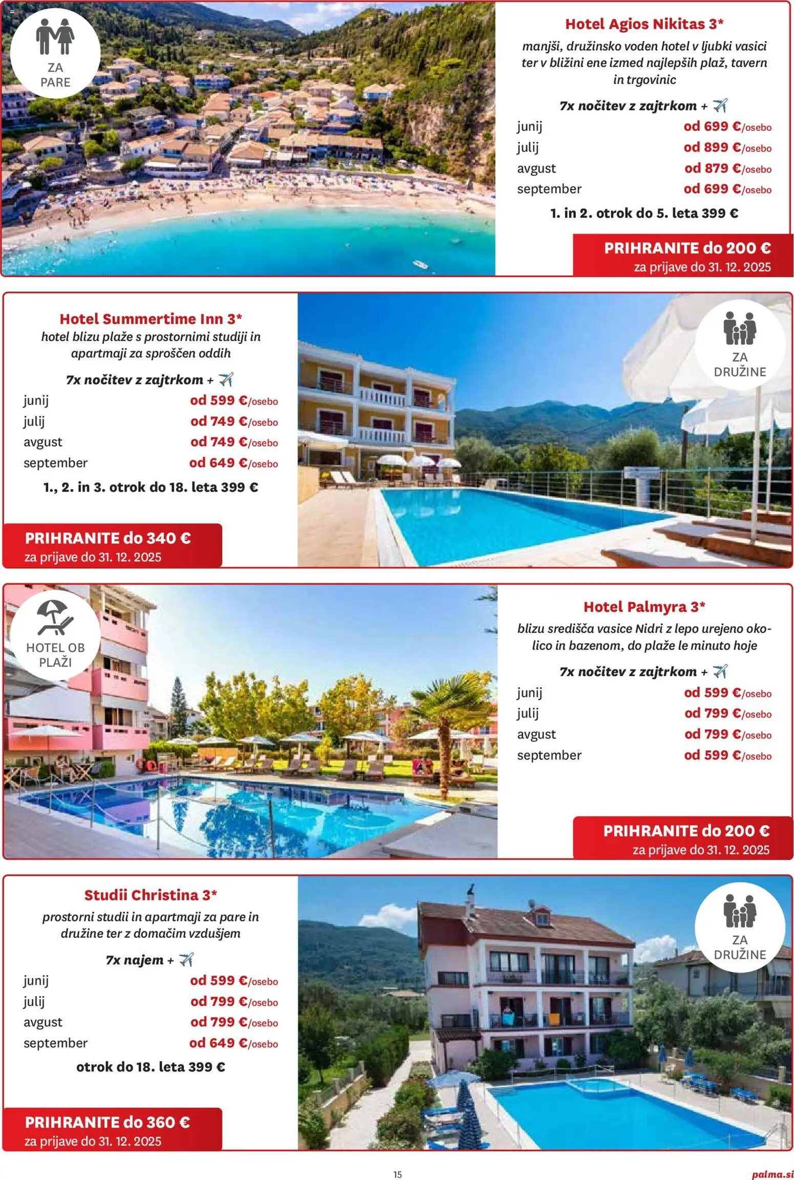 Novi Palma katalog ponudbe – veljaven od 06.11.2025 | Stran: 15