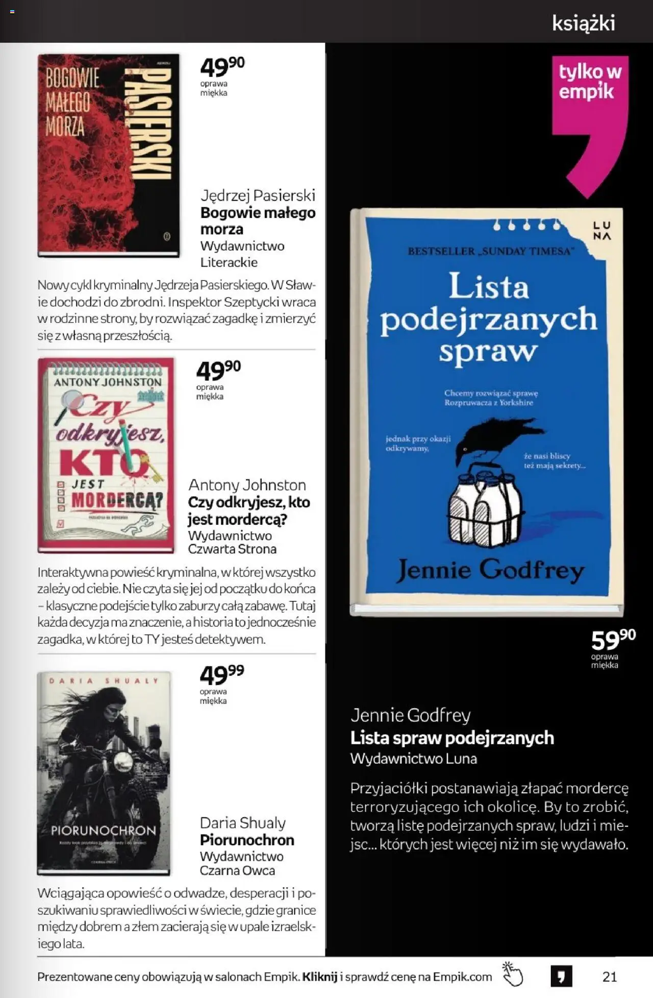 Empik promocje od 18.06.2025 | Strona: 21 | Produkty: Książki