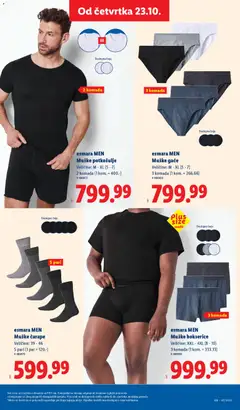 [3] Termo funkcionalne čarape, Termo funkcionalne čarape. Veličine: za nju: 37/38 - 41/42, za njega: 41/42-45/46 - pregled Lidl kataloga - važi od 23.10.2025 | Strana: 67 | Proizvode: Čarape, Helanke