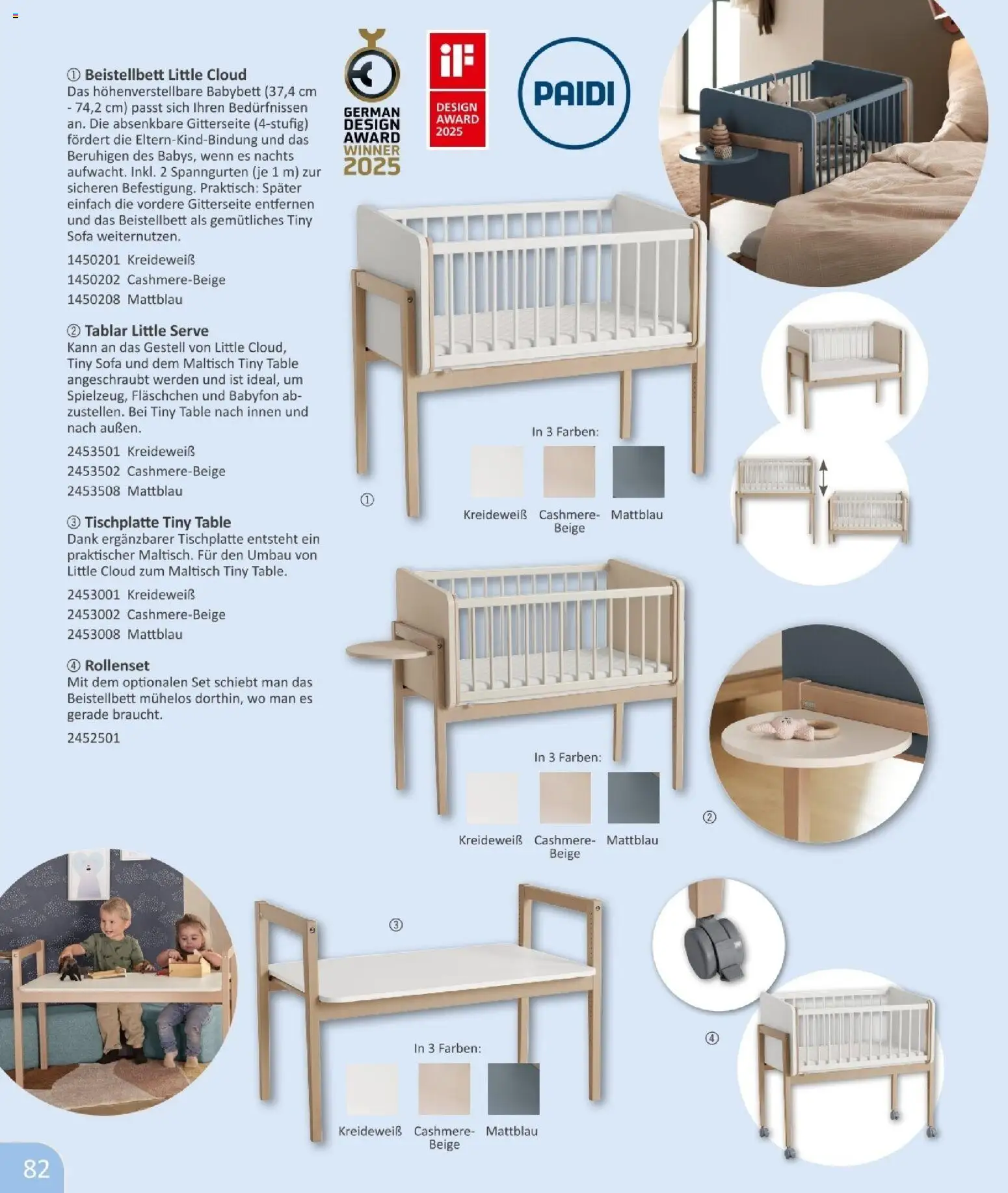 Vedes  Babykatalog  – gültig ab 01.01.2026 | Seite: 82 | Produkte: Sofa, Babybett