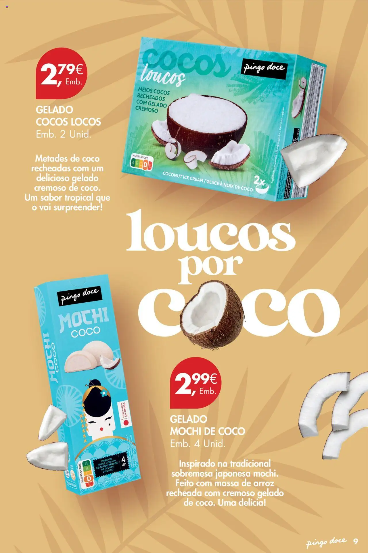 Pingo Doce - Gelados │ válido de 26.06.2025 | Página: 9 | Produtos: Massa de arroz, Gelado, Arroz, Massa