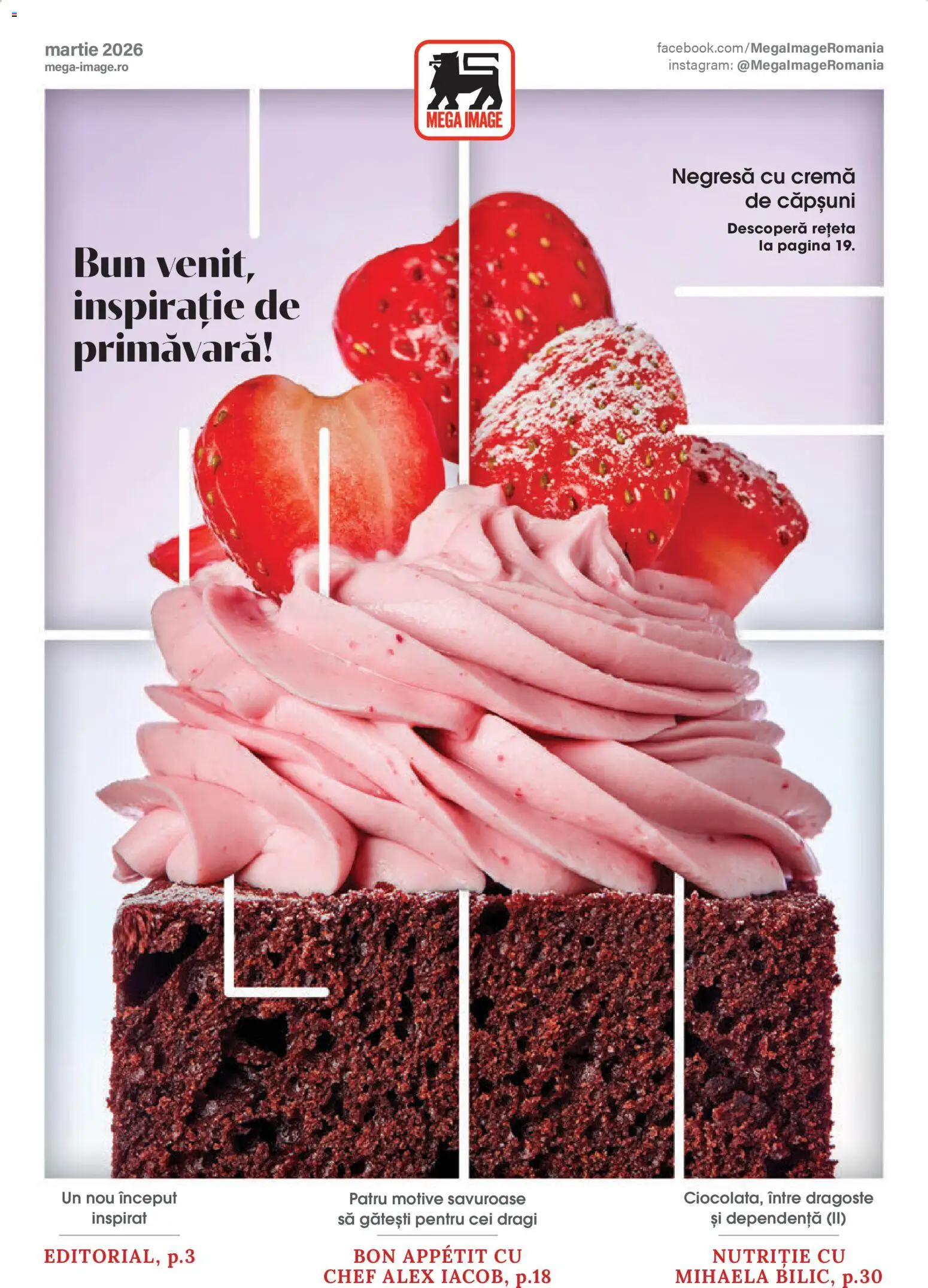 Noul catalog Mega Image – valabil de la 26.02.2026 | Pagină: 1 | Produse: Cremă, Căpșuni