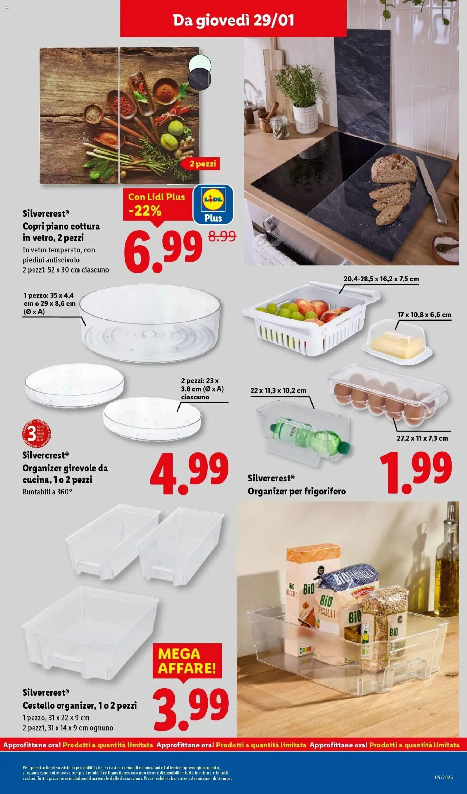 Volantino Lidl del 22.01.2026 | Pagina: 44 | Prodotti: Piano cottura, Frigorifero