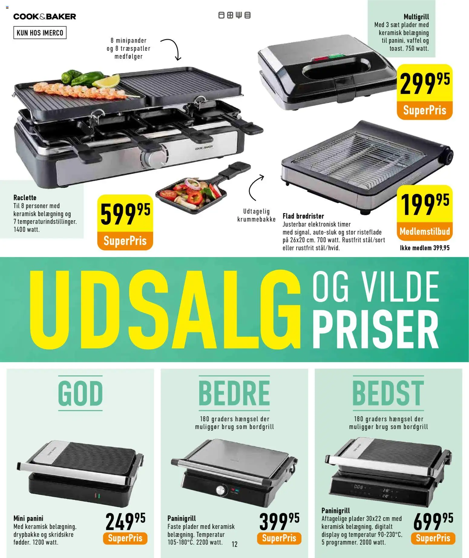 Imerco tilbudsavis – gyldig fra 02.01.2026 | Side: 12 | Produkter: Brødrister, Søm