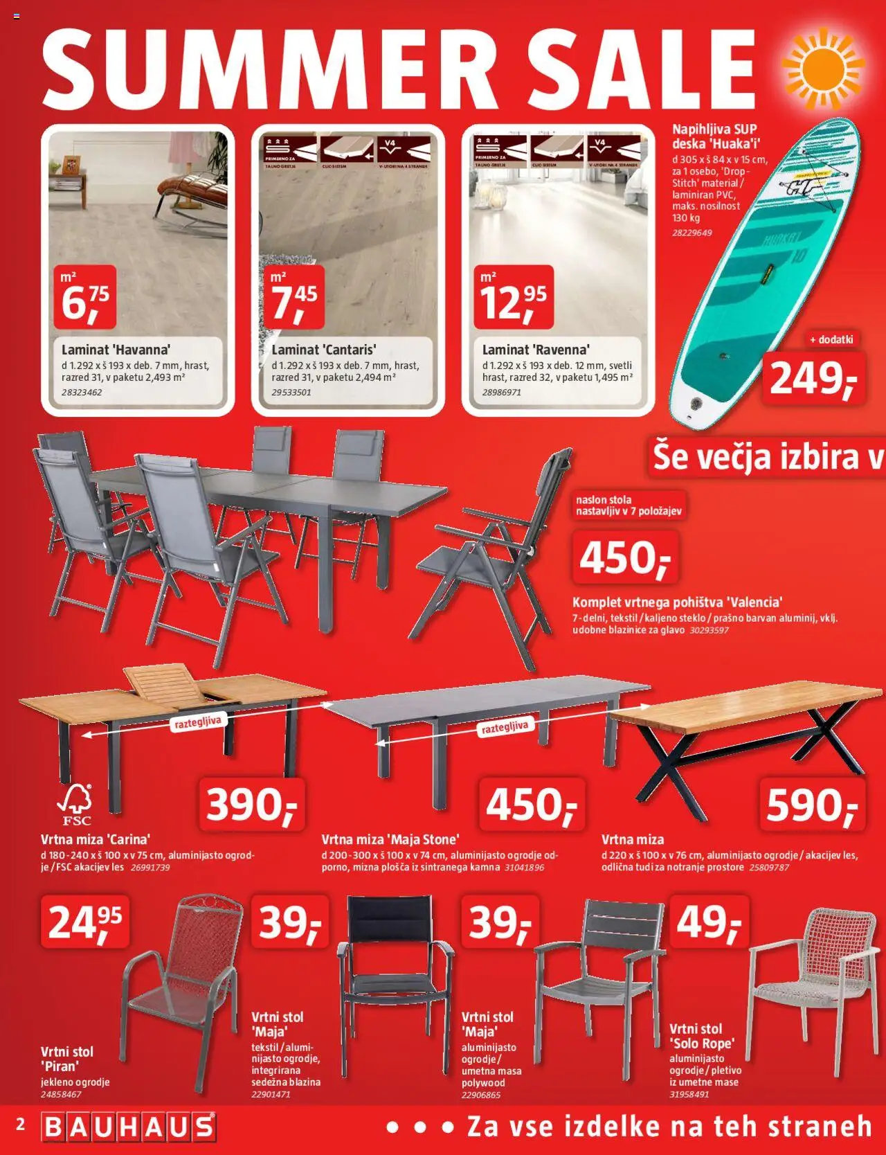 Bauhaus katalog │ velja od 31.07.2025 | Stran: 2 | Izdelki: Sup, Vrtni stol, Blazina, Stol