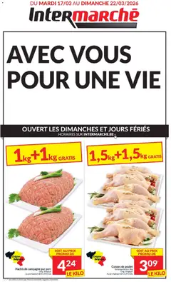 Intermarché folder week  / de la semaine 12 - Voorbeeld van een folder van Intermarché, geldig van 17.03.2026