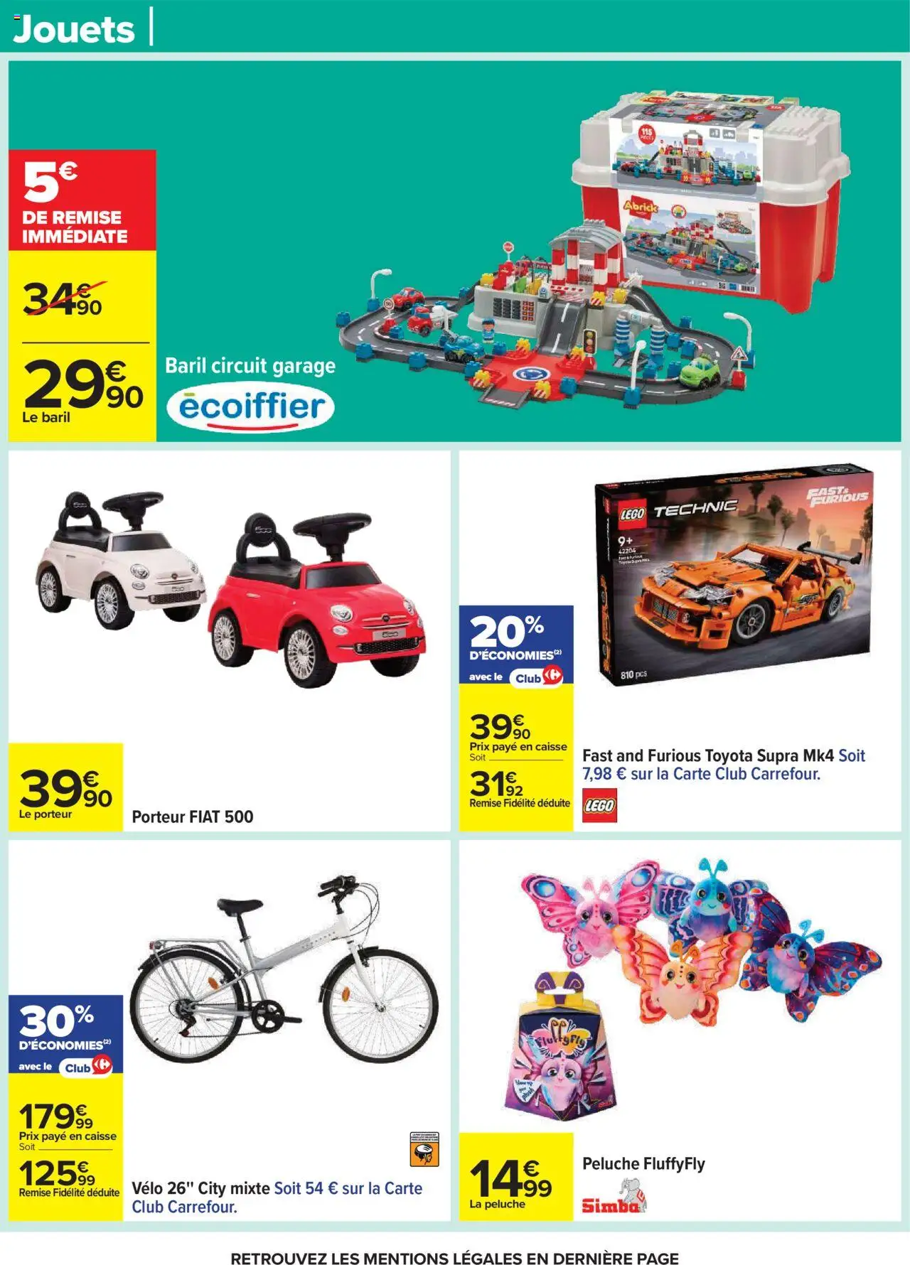 {H1} | Page: 55 | Produits: Vélo, Légo, Peluche, Jouets