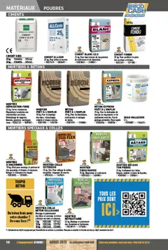  | Page: 10 | Produits: Mortier, Prise, Colle, Livre