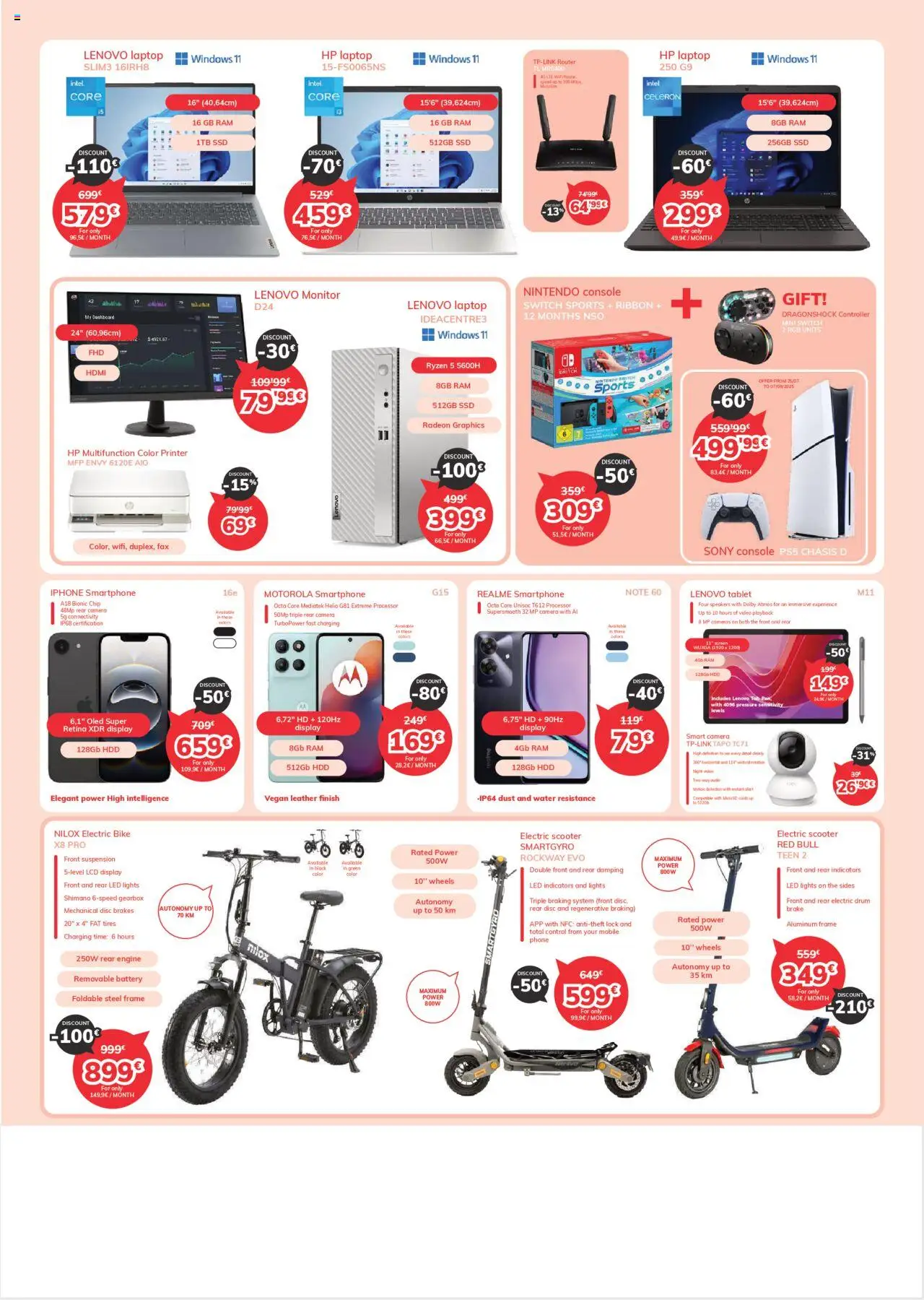 Mi Electro folleto inglés │ válido desde el 01.08.2025 | Página: 4 | Productos: Nintendo, Monitor, Iphone, Video
