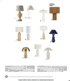 Anteprima del volantino Volantino Maisons du Monde	 valido a partire dal 27.08.2025 | Pagina: 133 | Prodotti: Paralume, Lampada