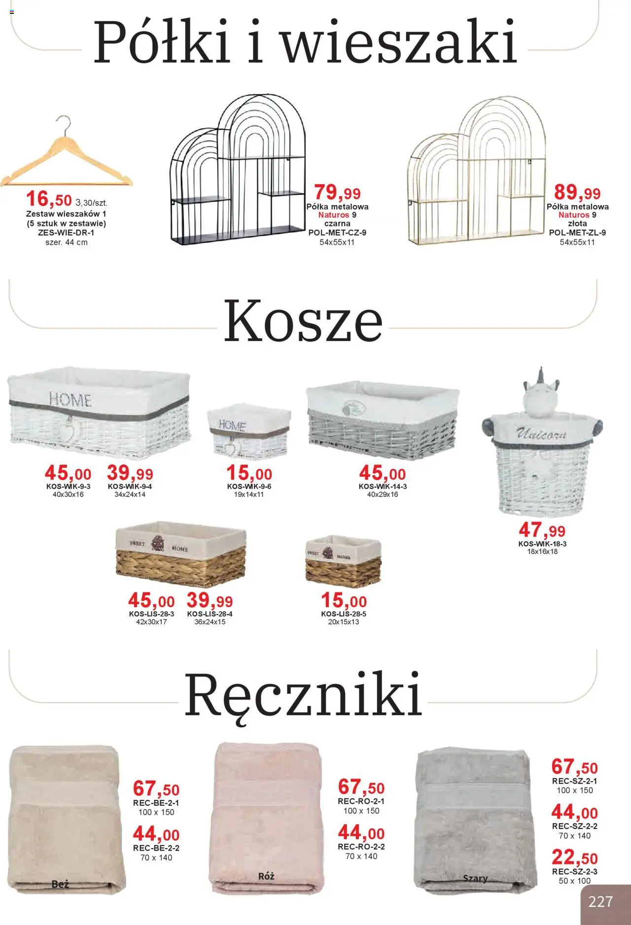Bodzio Katalog od 01.10.2025 | Strona: 227 | Produkty: Półka, Wieszaki