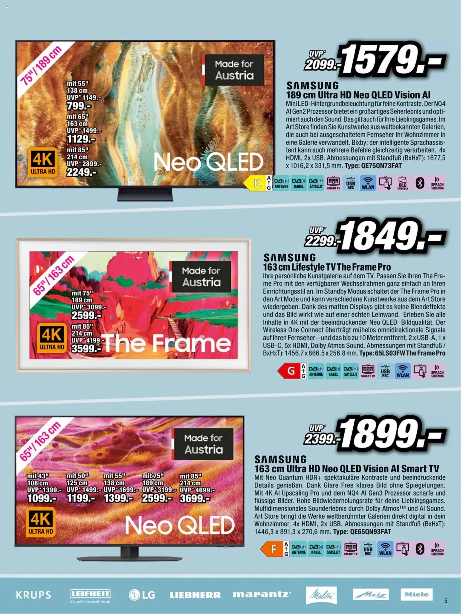 RED ZAC Flugblatt gültig ab 26.01.2026 | Seite: 5 | Produkte: TV, Fernseher, Satellit, Samsung