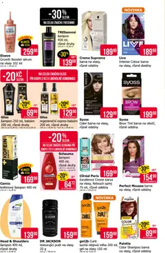 Náhled letáku TRESemmé šampon 400 ml, různé druhy, šampon 400 ml, různé druhy od 09.04.2026 | Strana: 6