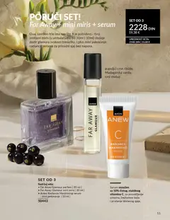 Far Away + mini miris + serum, Set od 3: Far Away Glamour parfem | 30 ml |, Far Away Glamour mini miris | 10 ml |, Anew Radiance Maximising serum - mini pakovanje | 10 ml | - pregled AVON kataloga - važi od 28.02.2026 | Strana: 195
