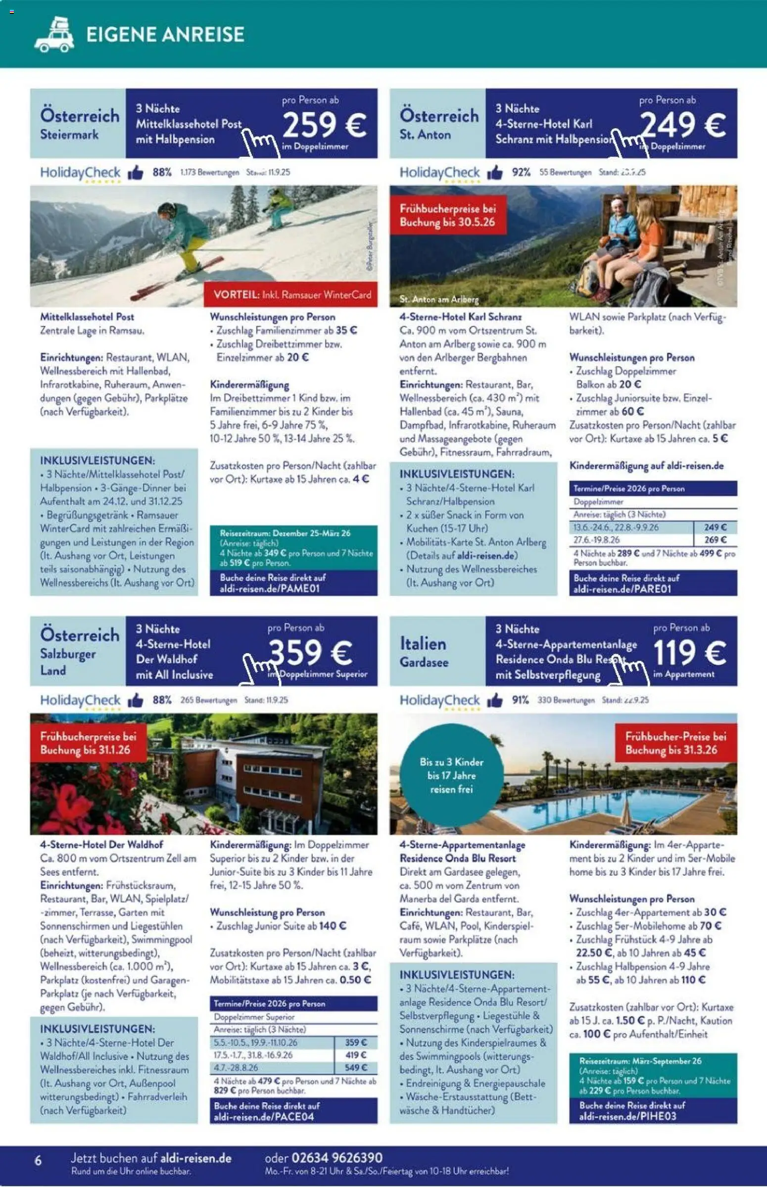 Aldi Süd Reisemagazin November 2025 – gültig ab 01.11.2025 | Seite: 6