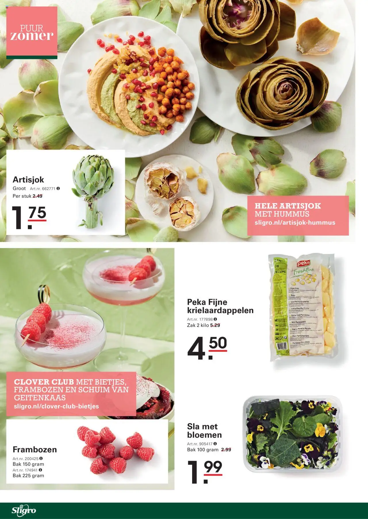  | Pagina: 4 | Producten: Sla, Bloemen, Zak, Frambozen