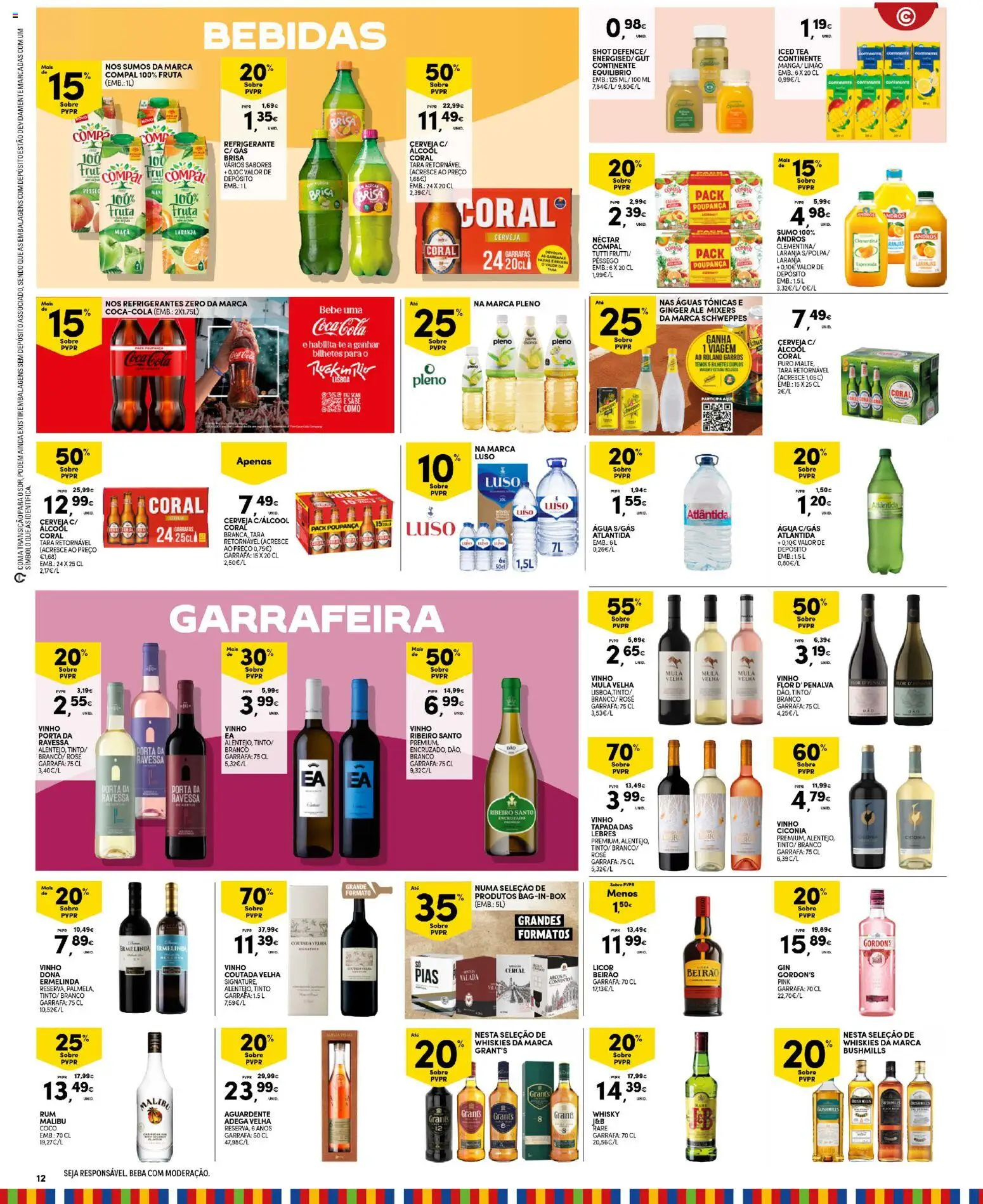 Continente Madeira │ válido de 21.04.2026 | Página: 12 | Produtos: Agua, Porta, Sumo, Laranjas