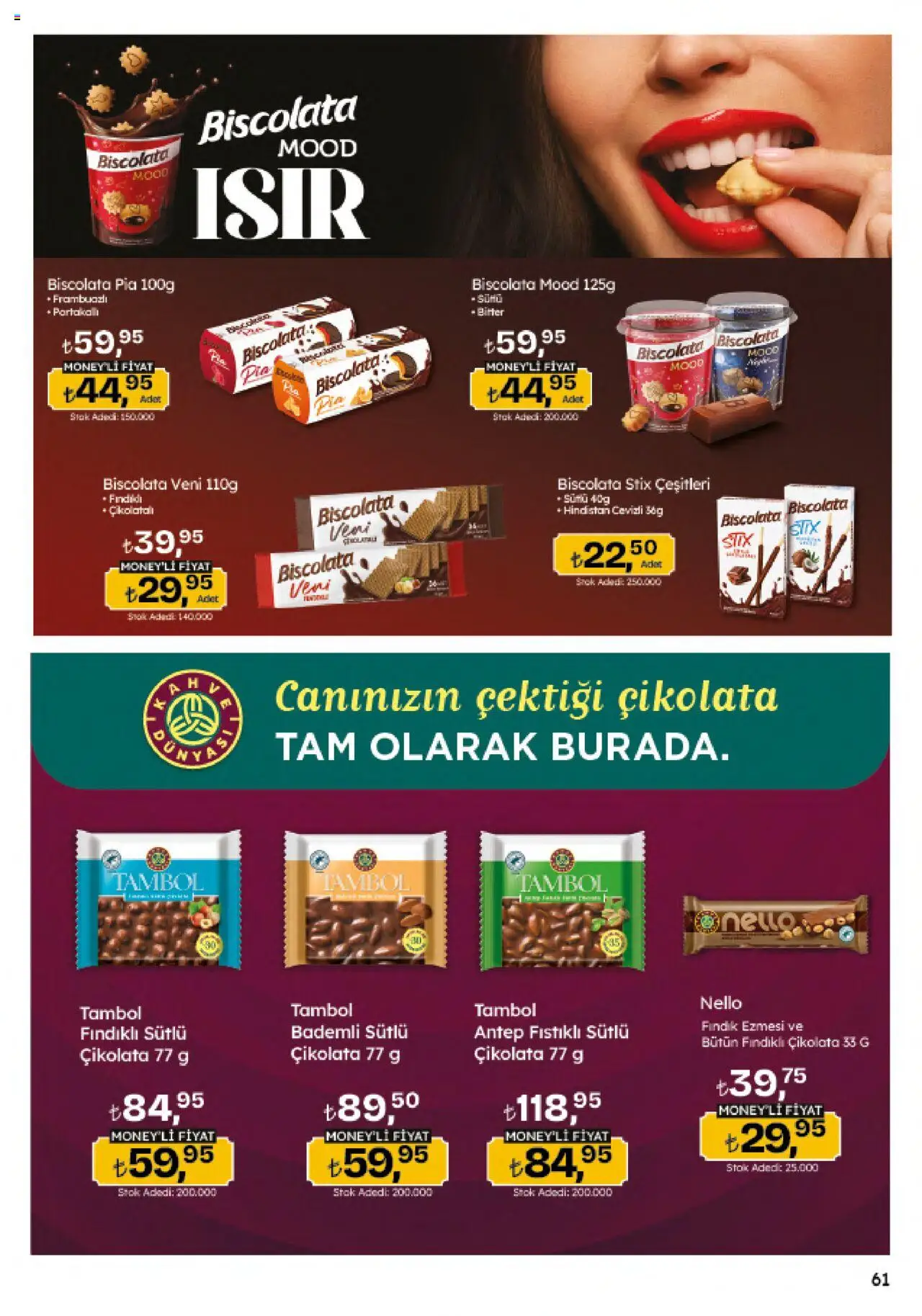 Migros Katalog - Migroskop - 11.09.2025 tarihinden itibaren geçerlidir | Sayfa: 61 | Ürünler: Çikolata, Fındık