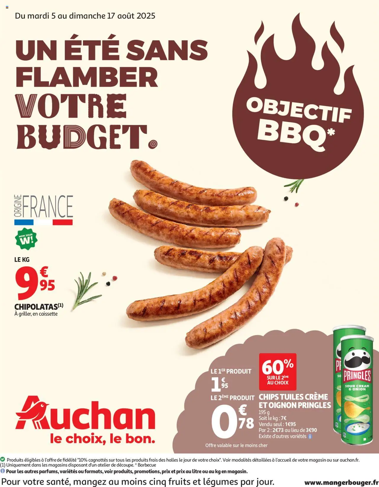  | Page: 1 | Produits: Barbecue, Oignon, Chips, Crème