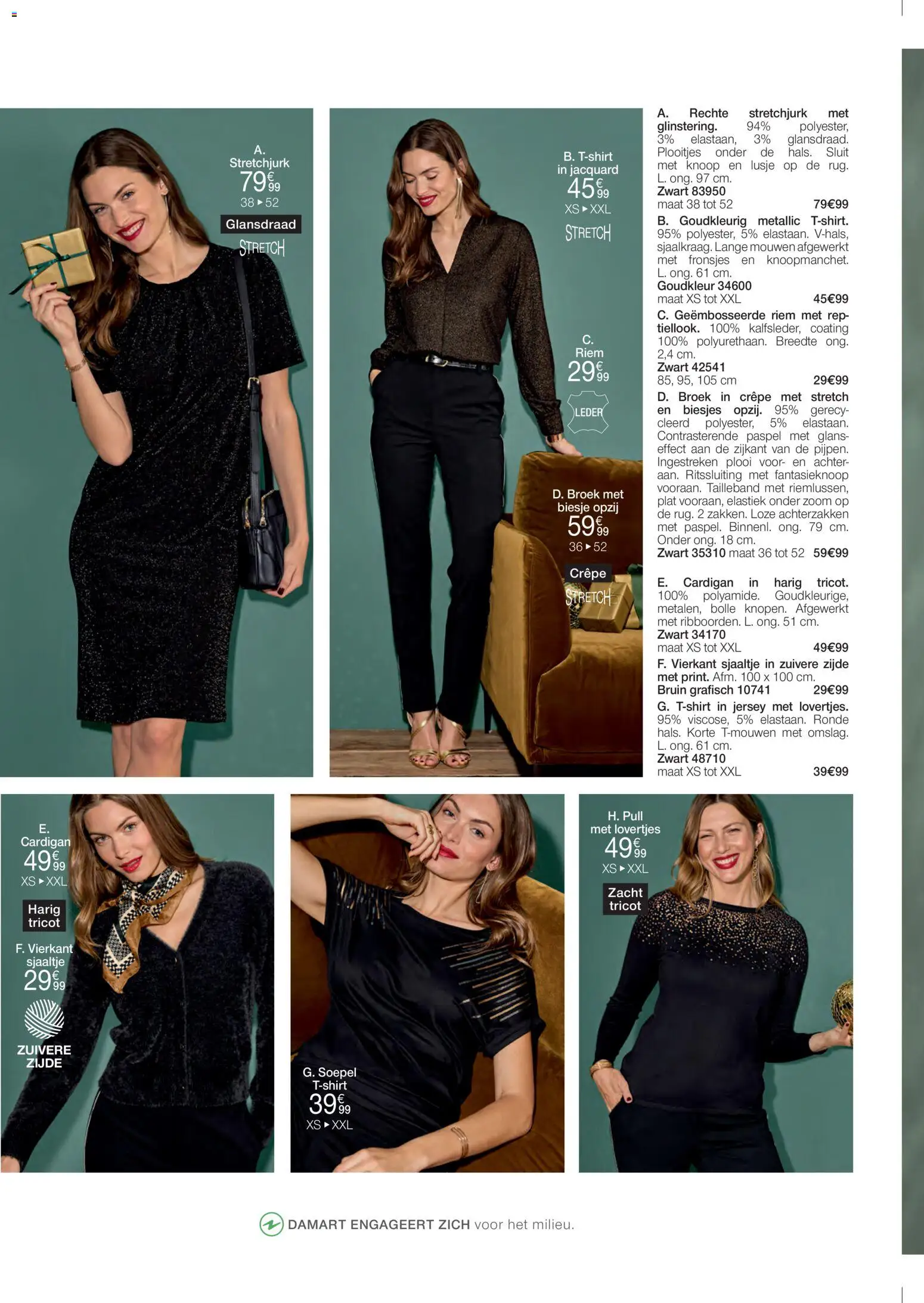 {H1} | Pagina: 14 | Producten: Sjaaltje, Riem, Elastiek, Broek